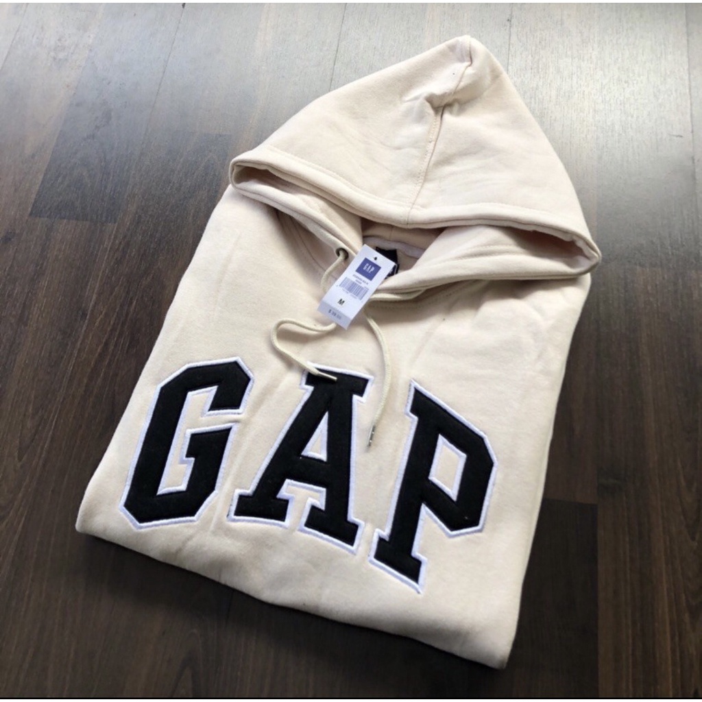 gap hoodie cream