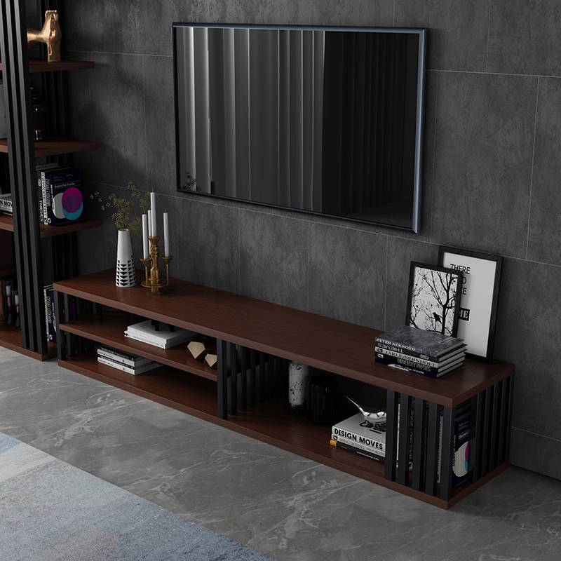 TV cabinet modern simple background wall decoration cabinet light luxury furniture  TV cabinet tea table combination bedroom TV cabinet | Shopee Singapore