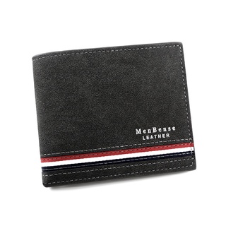 Fashion Leather Wallet Men Luxury Slim Coin Purse Business Foldable Wallet Man Card Holder Pocket #8