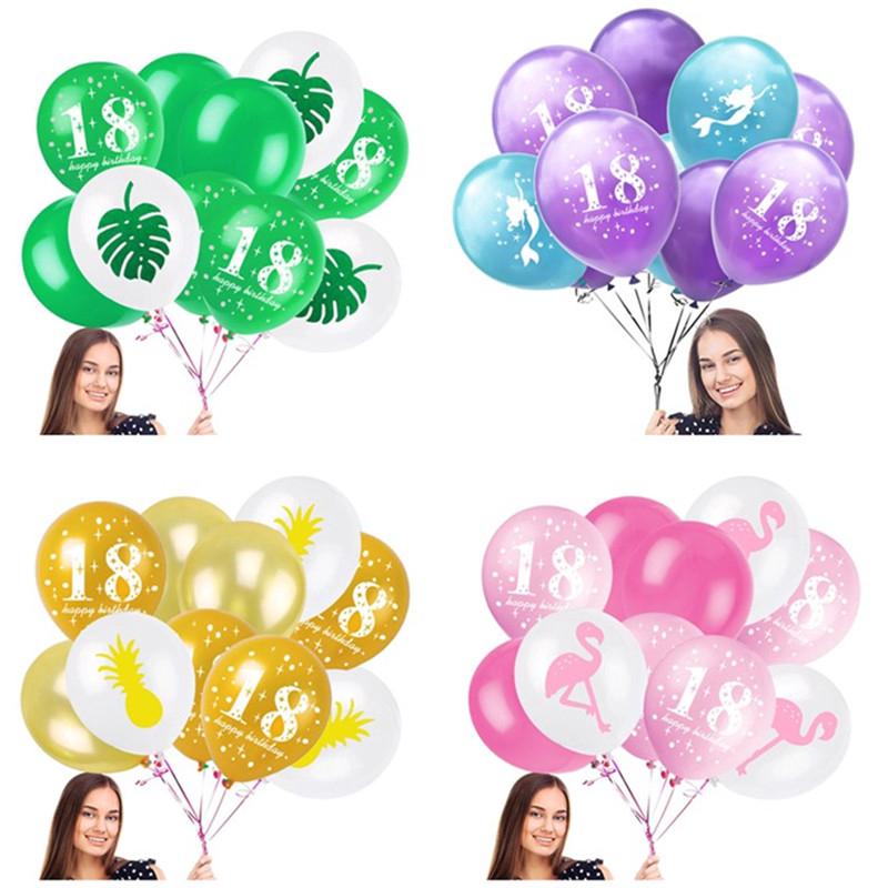 Party Supplies 30 Girls 18th Birthday Helium Air Balloons Clear