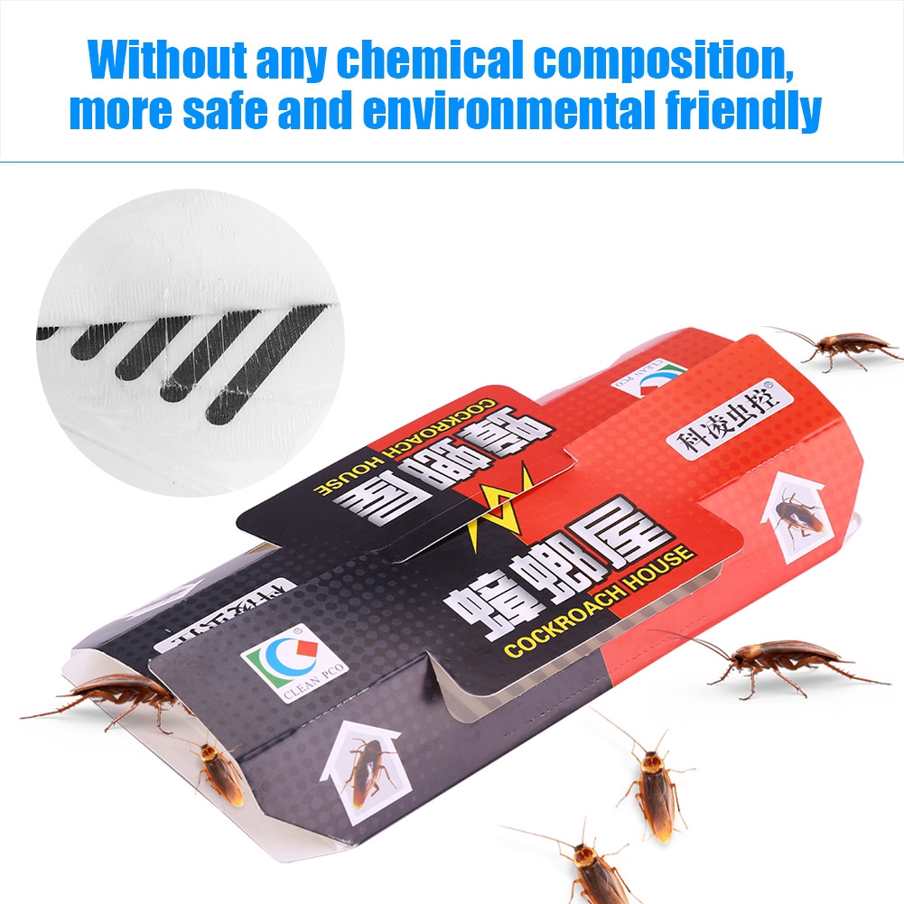 Roach 10 House Glue Control Killer Cockroach PCS Pest Spiders Traps Ants