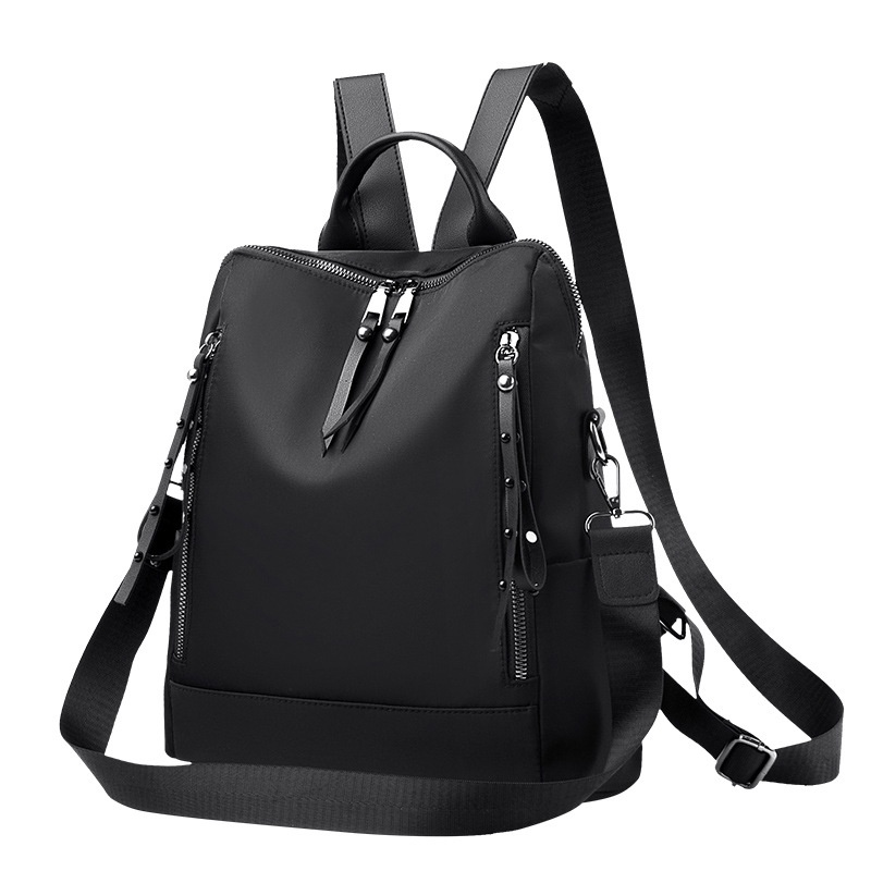 New Korean Street Fashion Women's Waterproof Nylon Laptop Backpack Anti ...