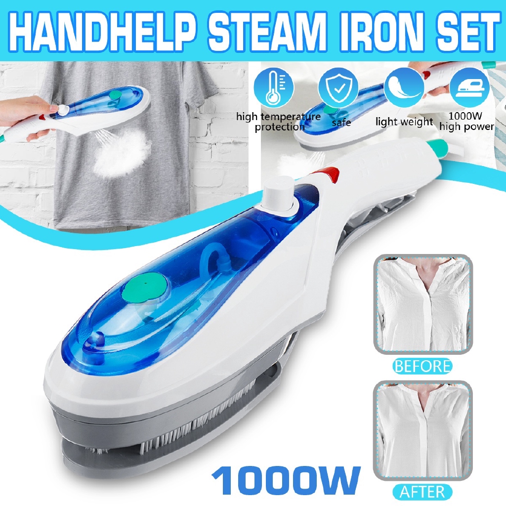 Portable Travel Handheld Iron Clothes Steamer Garment Steam Brush Hand ...