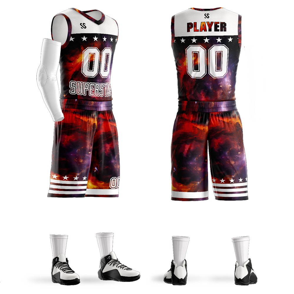 printed basketball jersey design