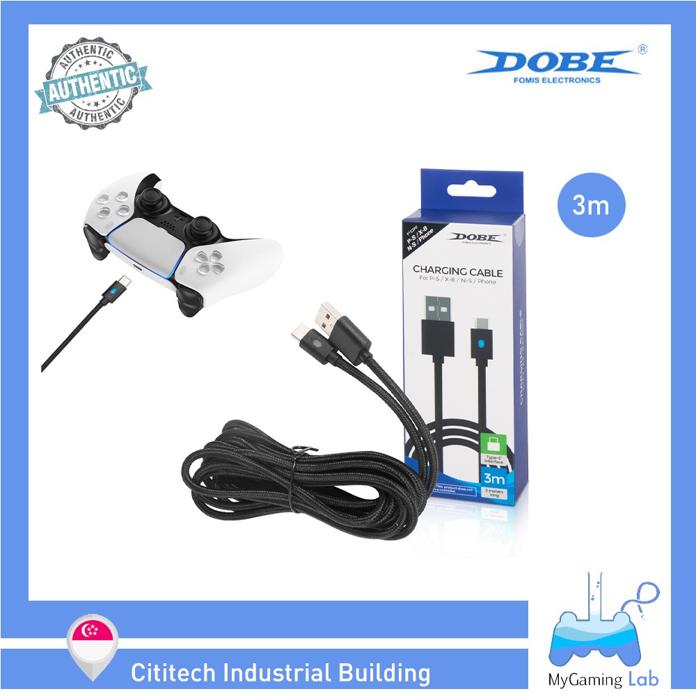 Sg Wholesaler Dobe Charging Chager Data Usb Cable For Ps5 Ps4 Slim Pro Xbox Pc Shopee Singapore