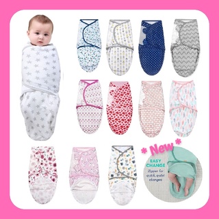 SG Ready Stock] Infant Swaddle Cotton Knit Security Wrap - 0-3M Newborn [Little Gems SG]