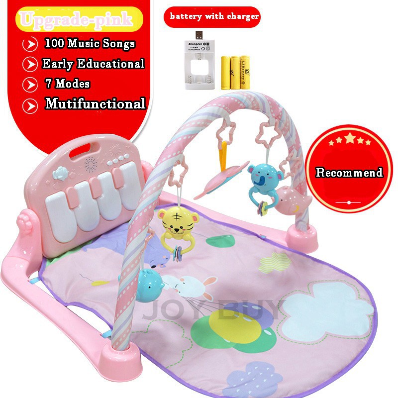 Baby Activity Music Piano Play Mat Baby Gym Educational Fitness Frame Baby Toys Shopee Singapore