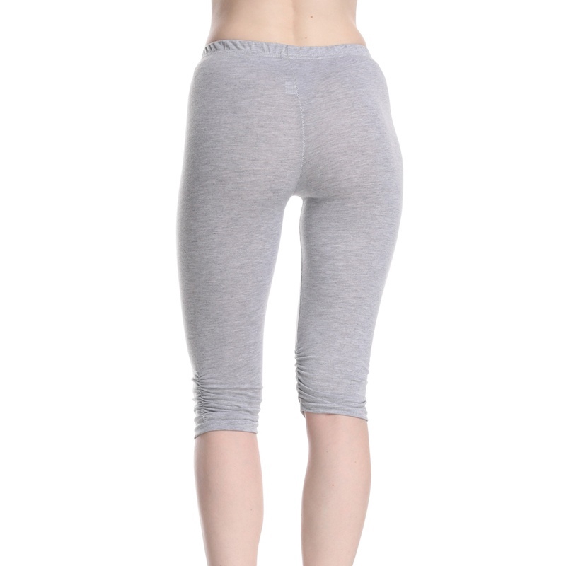 womens gray capri pants