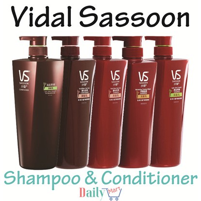 Vidal Sassoon Shampoo And Conditioner 750ml Shopee Singapore