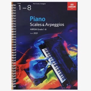 ABRSM Piano Scales & Arpeggios Grade 1-8 Combined