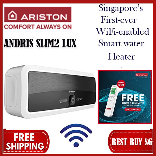 Ariston ANDRIS SLIM2 LUX ELECTRIC STORAGE WATER HEATER WIFI
