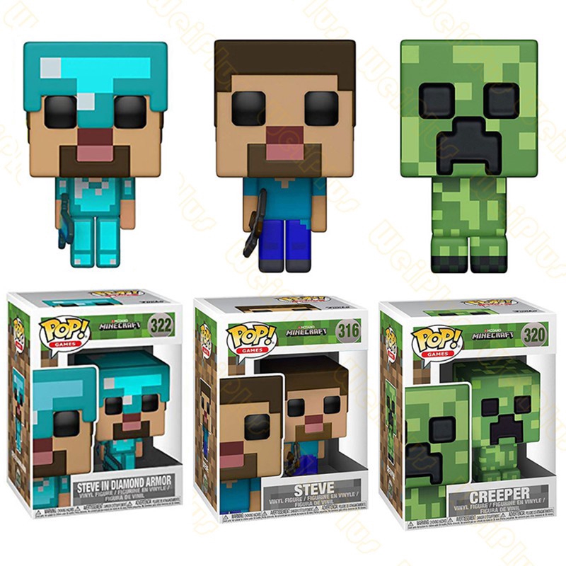 steve minecraft funko pop