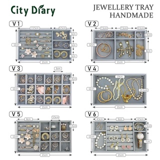 Image of [CITY DAIRY]Jewelry tray handmade organizer 28 designs 2022 new design
