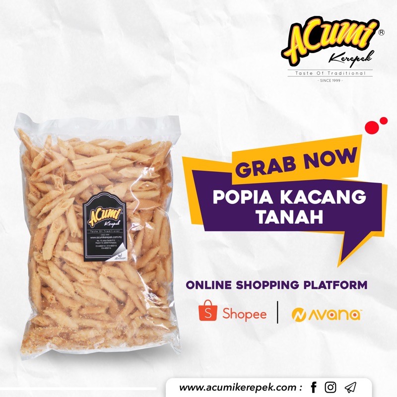 Popia Peanut Tanah (Acumi Kerepek) | Shopee Singapore