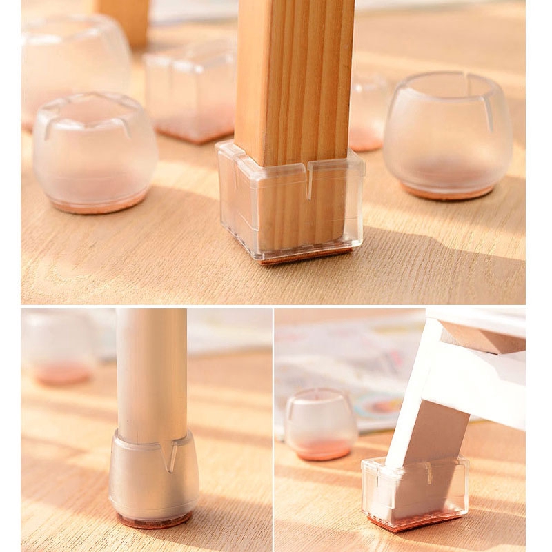 2pcs Lot Chair Leg Wood Floor Protectors Chair Feet Glides