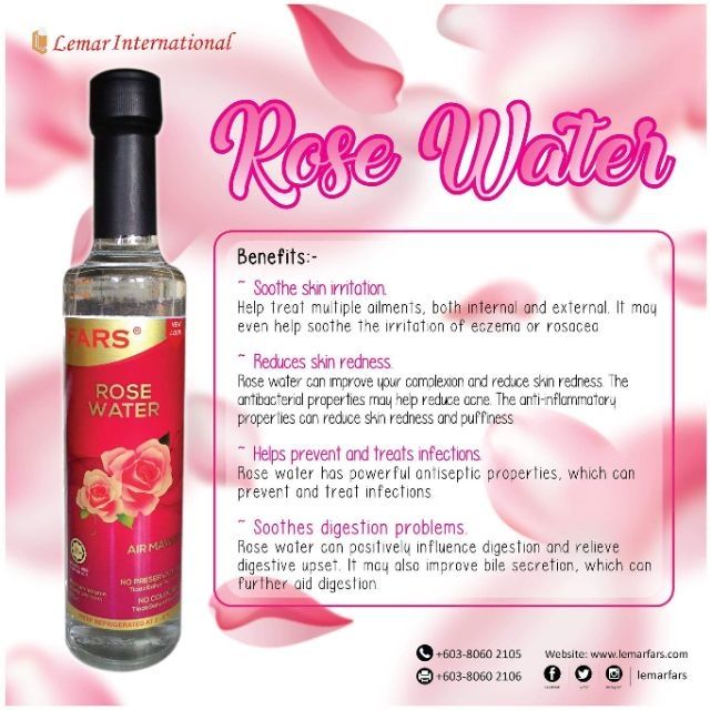 Shop Malaysia Fars 100 Natural Rose Water Air Mawar Asli 375ml Pure Authentic Bunga Ros Toner Halal Origin Iri Iran Shopee Singapore