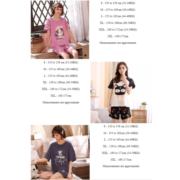 Sg Stock Women Ladies Premium Homewear Comfortable Pajamas Set Teenager Shopee Singapore