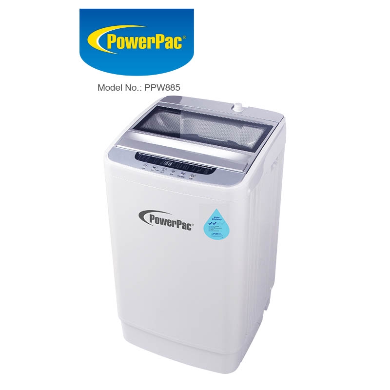PowerPac Washing Machine Top Load 5Kg Washload (PPW885) Shopee Singapore