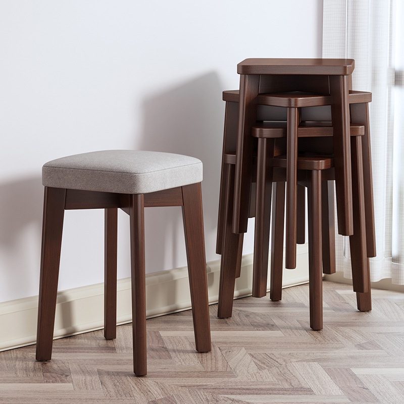 [Ready Stock] Solid wood stool / bench / dining chair / wooden stool