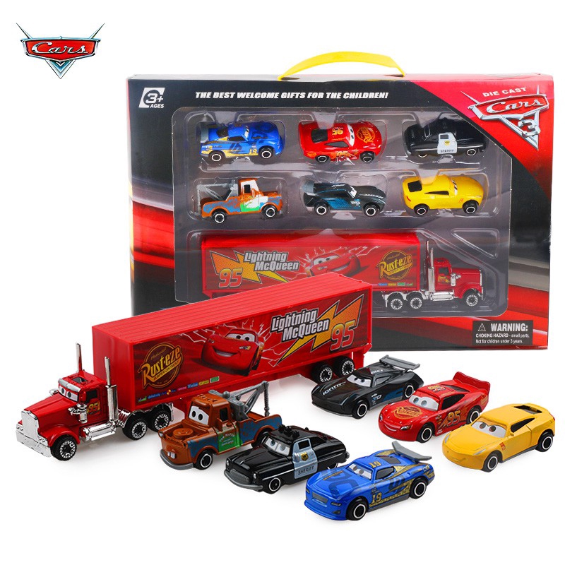 toy metal cars and trucks