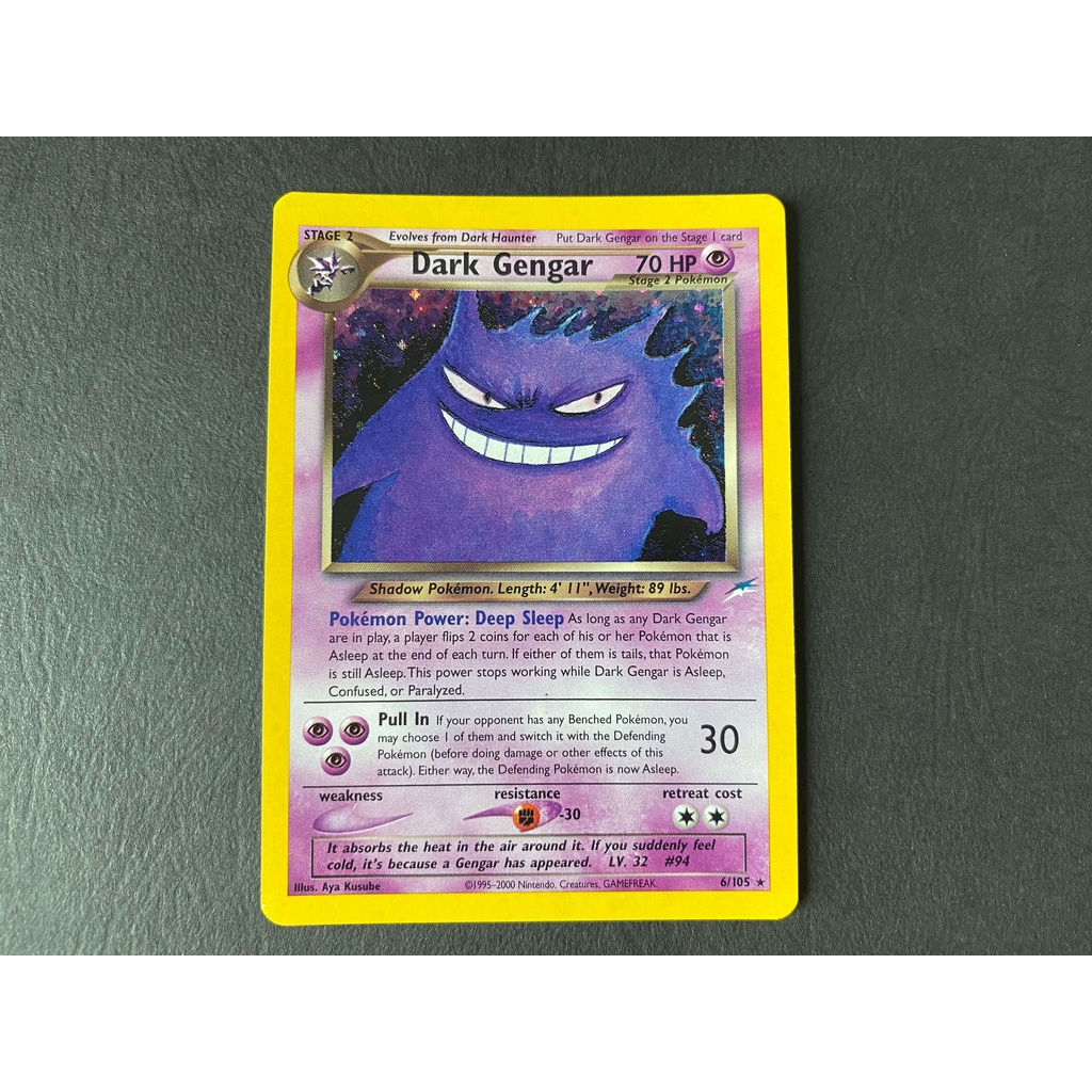 Dark Gengar Holo Neo Destiny (Pokemon Card / Pokemon TCG) Shopee Singapore