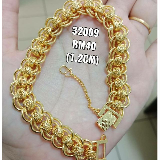 S Rantai Tangan Coco Kendi 1 2cm Shopee Singapore