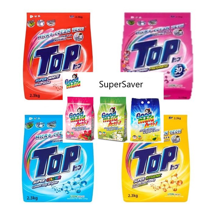 Harga MeLETOP!!!SUPER PROMO BUY 2 , RM 27 !!!Top Washing Powder 2.1