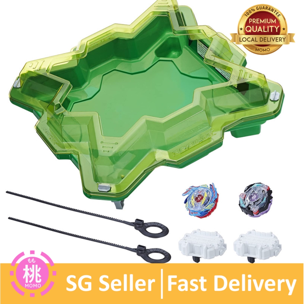 playset beyblade set de combat double surface