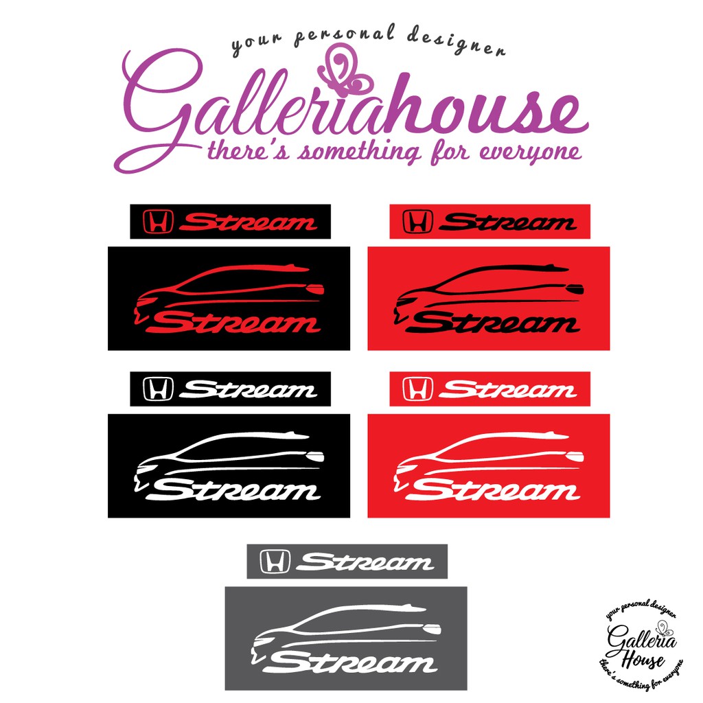 GALLERIAHOUSE Car ERP IU Cover 2nd Gen Bottom Slot Honda Stream design