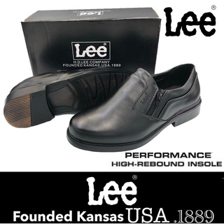 lee signature upper pu leather black formal office shoes kasut kulit hitam lee #1