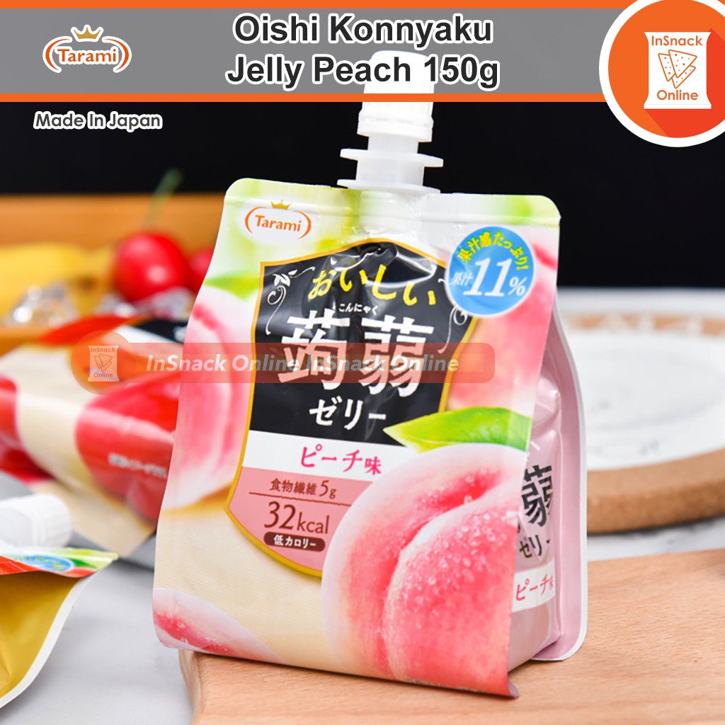 Japan Tarami Oishi Konnyaku Jelly Peach Shopee Singapore