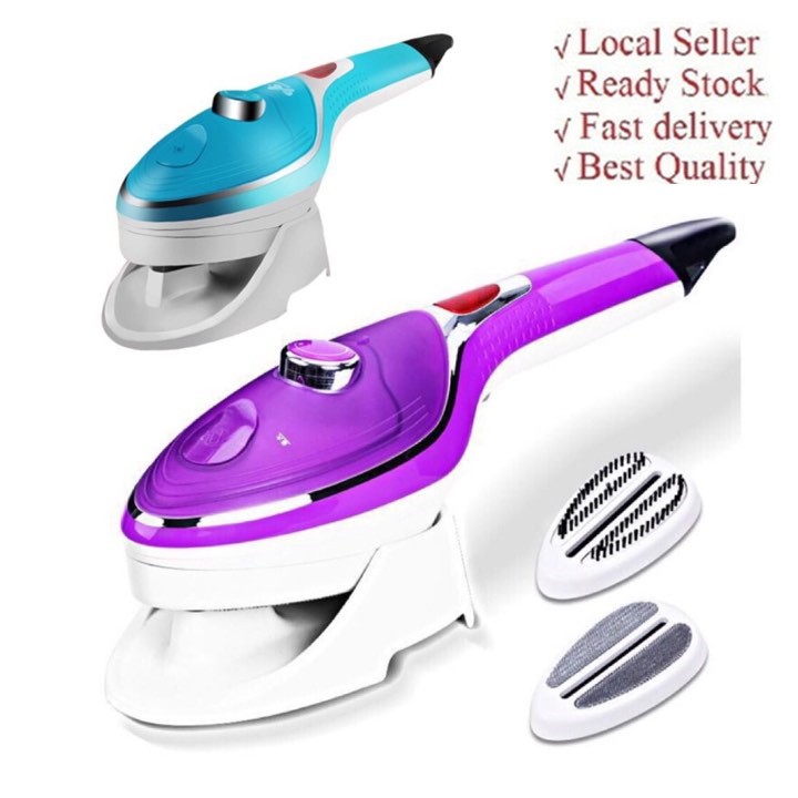 Steam Iron 2 in 1 Garment Steamer Non Stick Tobi Travel Iron Steam Q