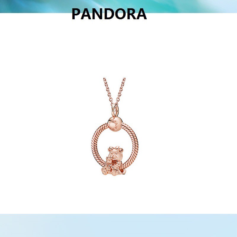 Rose Gold Dora Bear Pendant Necklace Best Gift Shopee Singapore