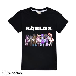 2020 Summer New Boy Roblox Printing T Shirts Clothing Baby Girl Short Sleeve Cartoon Tees Tops Kids T Shirt Clothes Shopee Singapore - female summer girl roblox people