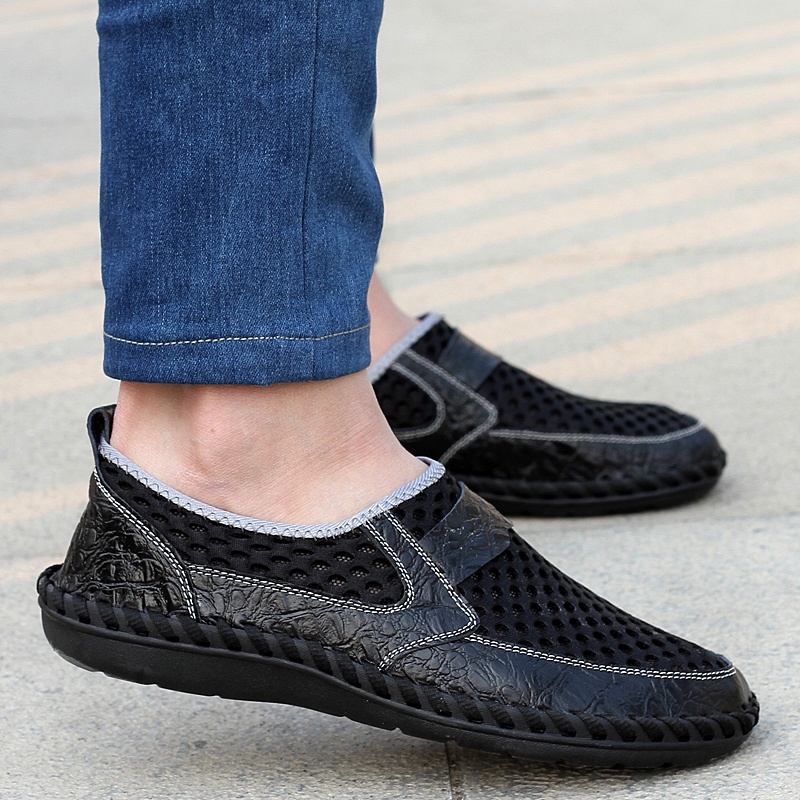 mens mesh loafer