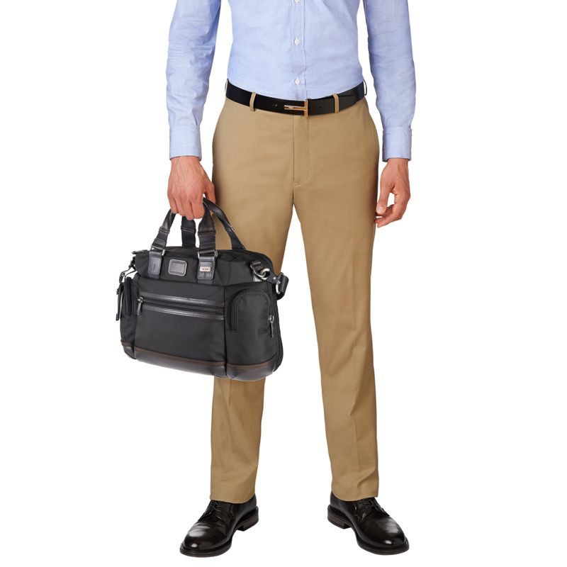 tumi alpha bravo brooks slim briefcase