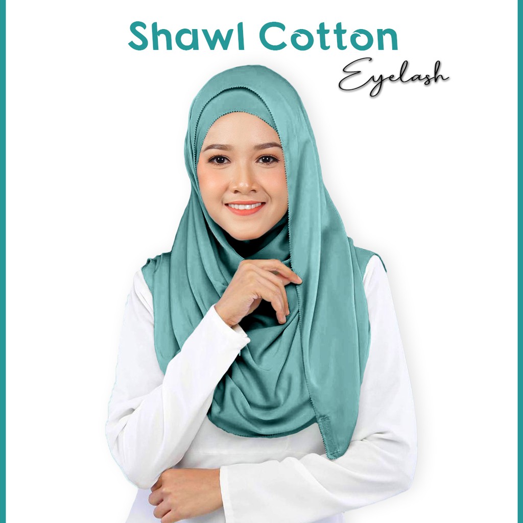 Shawl Cotton Eyelash By Tudung Inspired Shopee Singapore