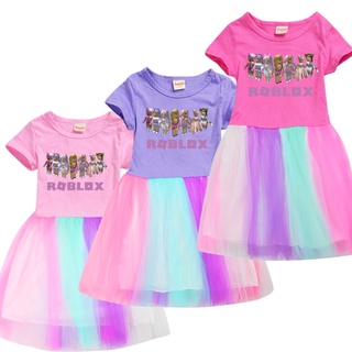 Bear Leader 2023 New Baby Girls Cartoon Cute Clothes Children Mesh  Patchwork Dress Kids Girls Unicorn Pattern Princess Dress Lazada Singapore
