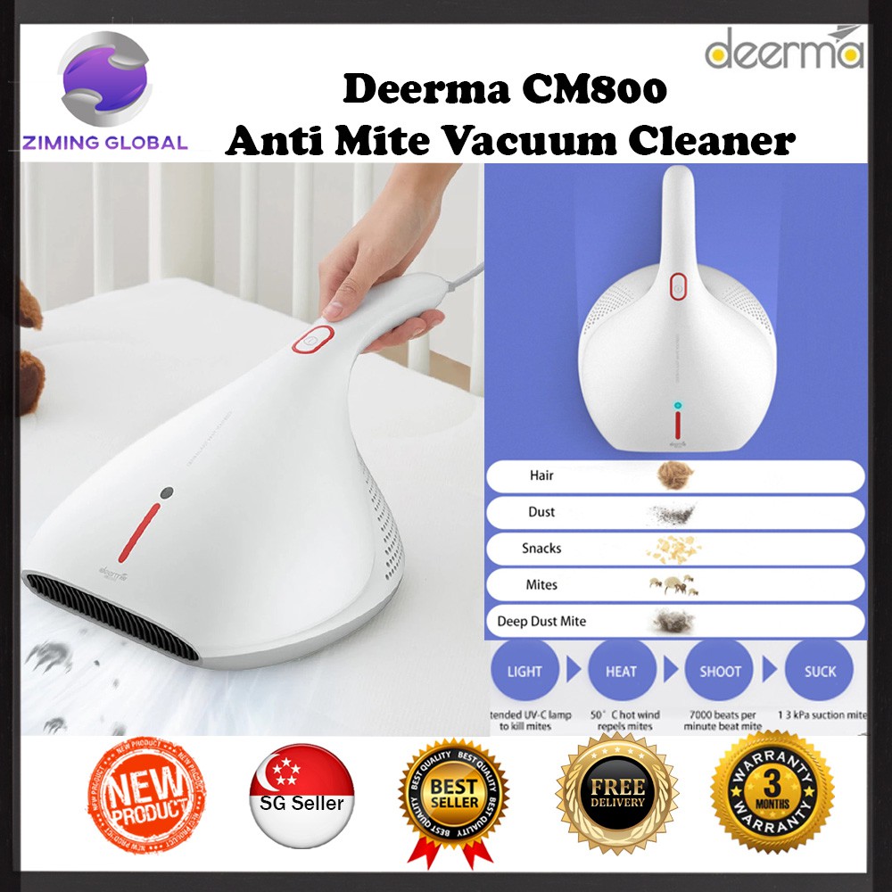 Deerma Dust Mite Killer UV For Bed Mattress Mites Vacuum ...