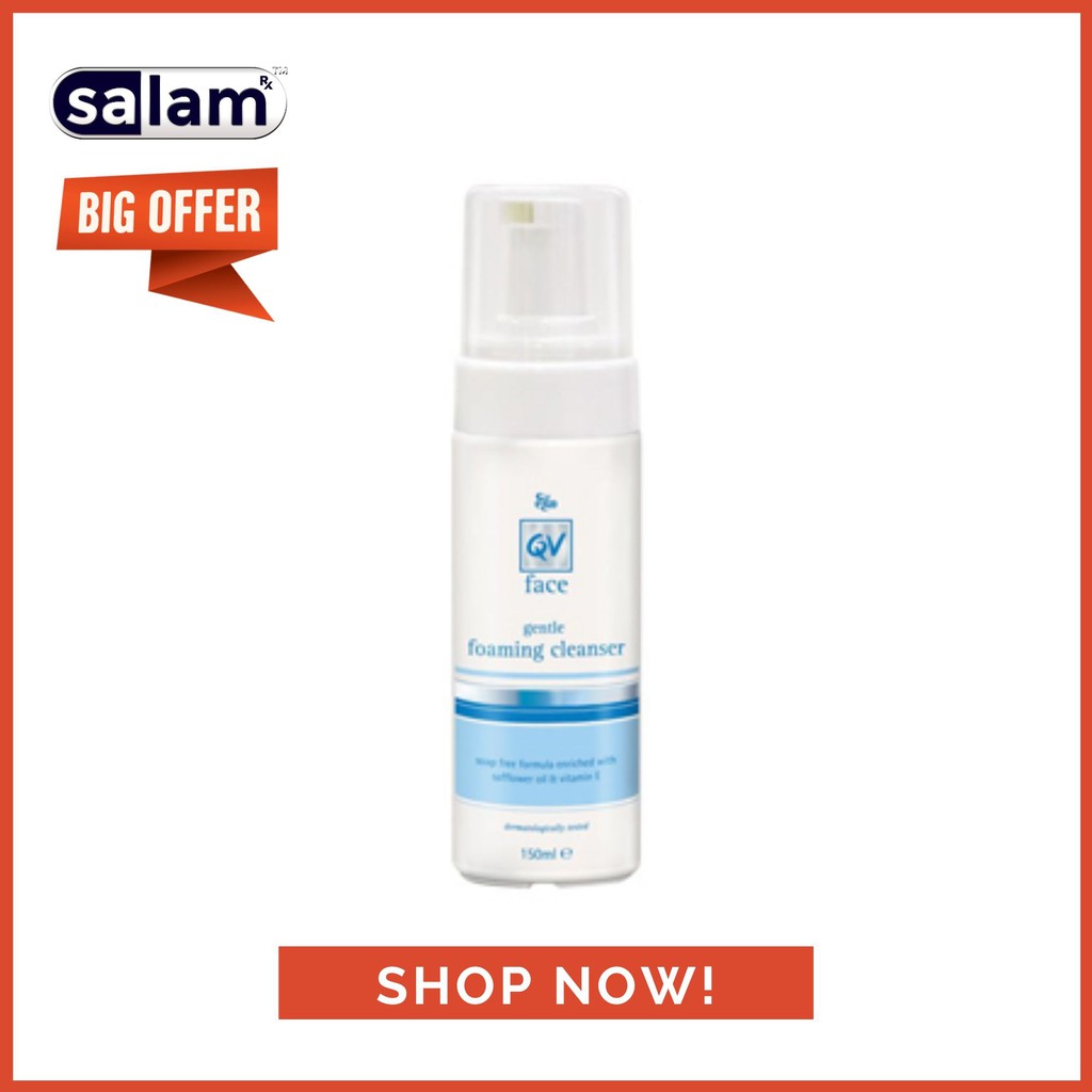 qv face gentle foaming cleanser
