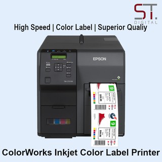 color inkjet label printer