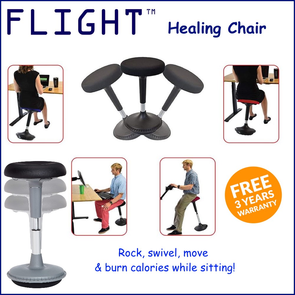 Flight™ Healing Chair Ergonomic Stool standing desk chair sit stand up