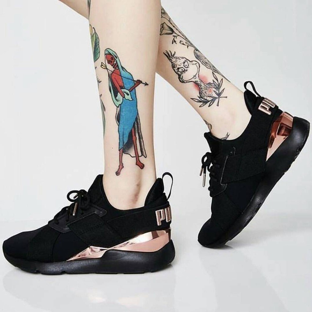 puma muse gold rose