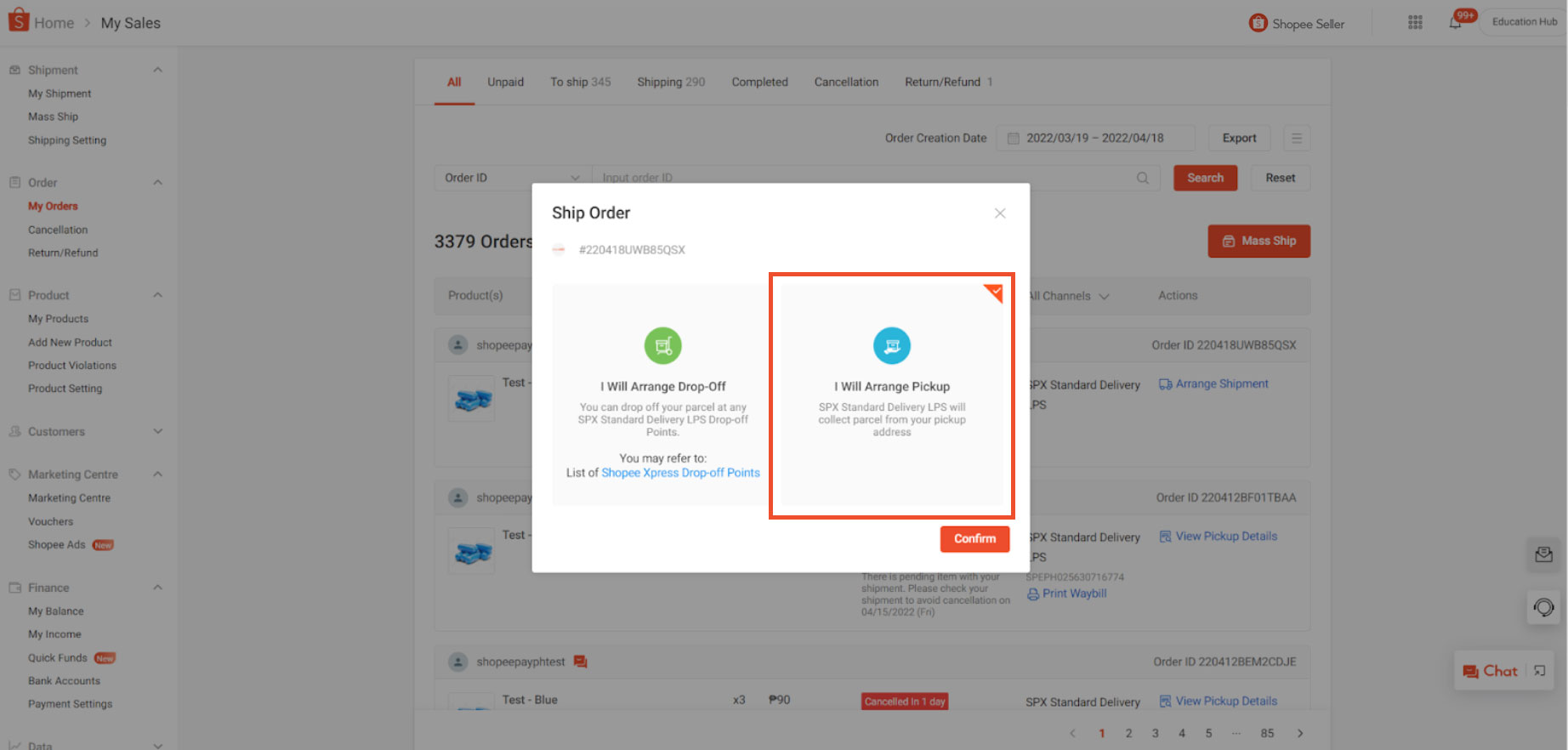 How to Reschedule a Pickup Shopee PH Seller Education Hub
