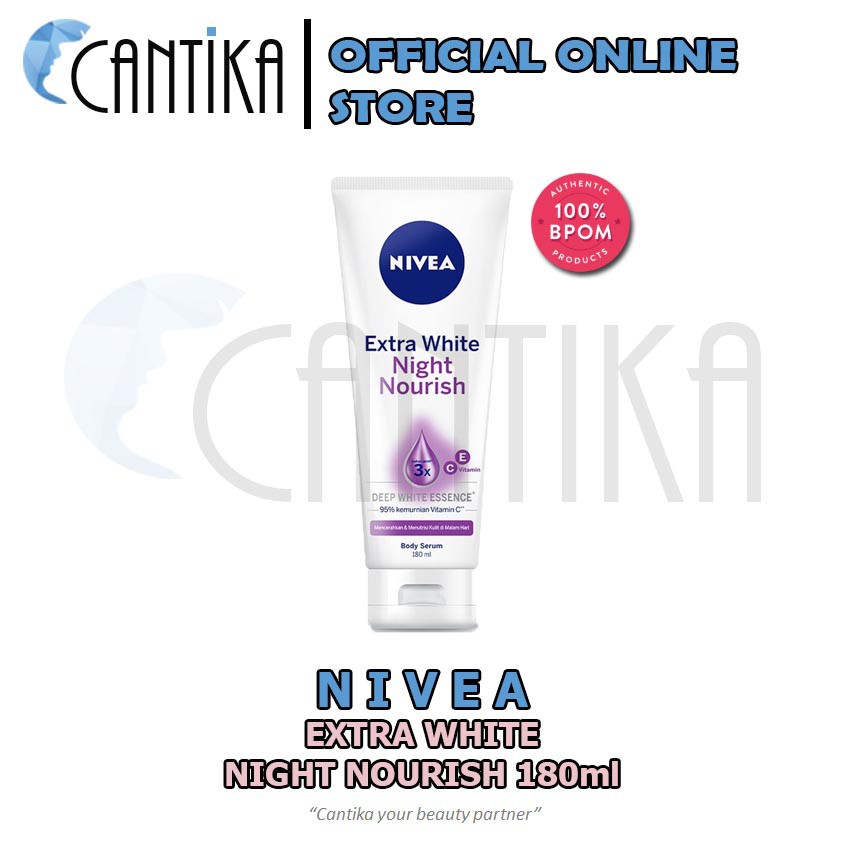 nivea extra white serum night nourish