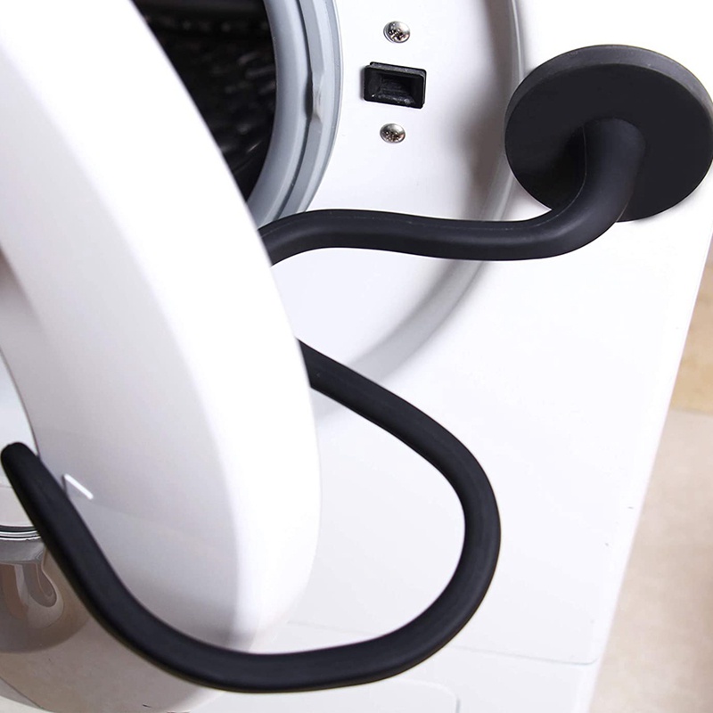 Flexible adjustment Prop Fits Most Washing Machines Keep Washer Door Open to Keep Dry and Prevent Odors Black Magnetic Washer Door Holder ULIBERMAGNET Washer Door Prop 