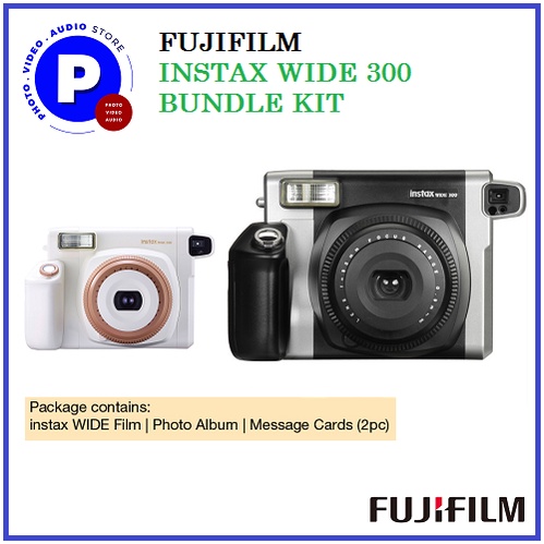 fuji instax wide 300 camera bundle