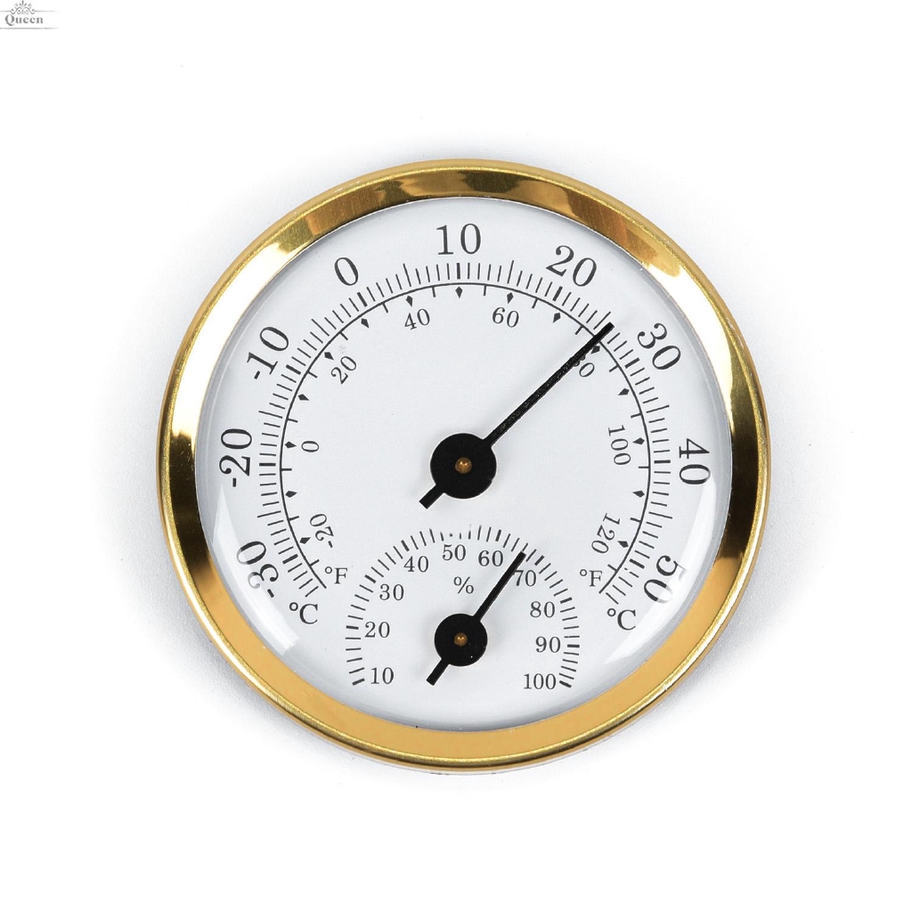 Details about   Large Round Thermometer Hygrometer Temperature Humidity Monitor Meter Gauge Blue 