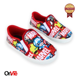 Onvie Boys Shoes slip on Superhero Character/Casual Shoes For Toddlers Printing Avengers