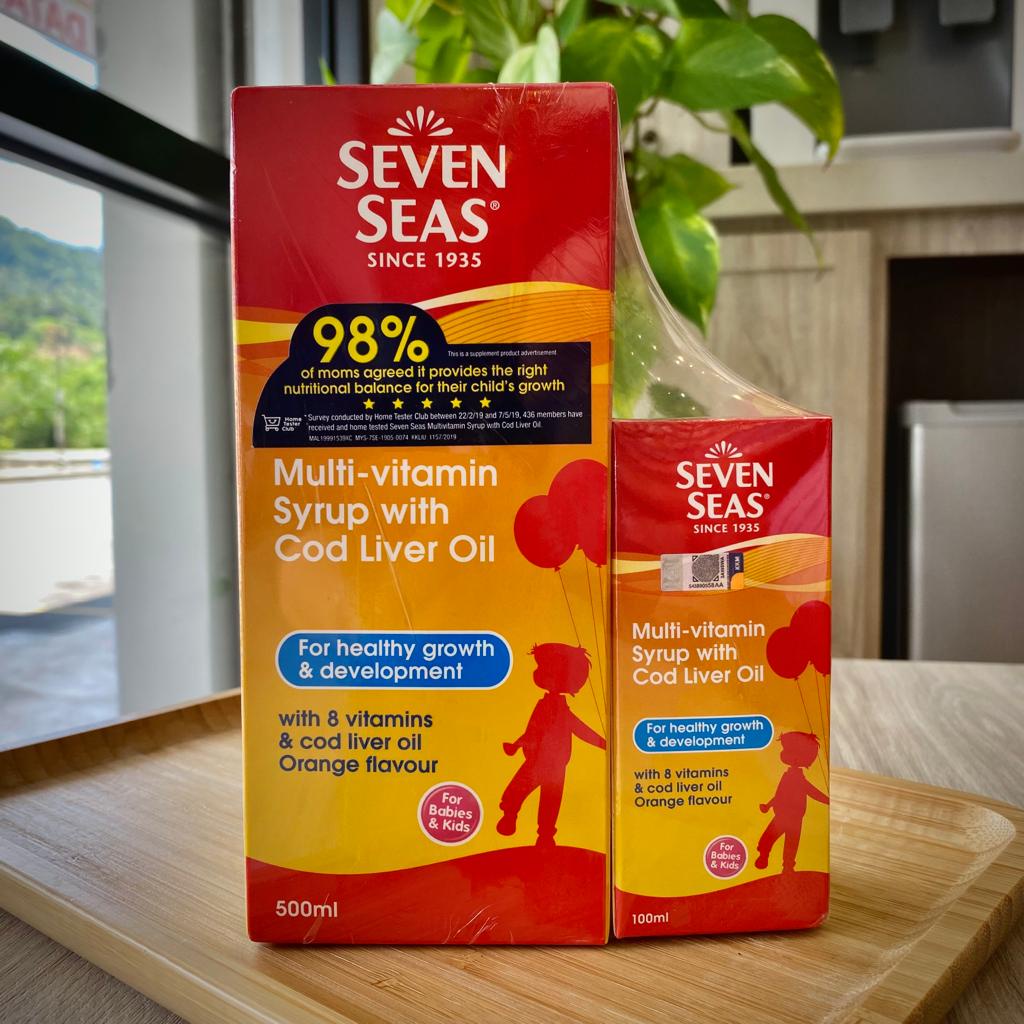 Seven Seas Multivitamin Syrup With Cod Liver Oil Exp 31 01 23 Shopee Singapore